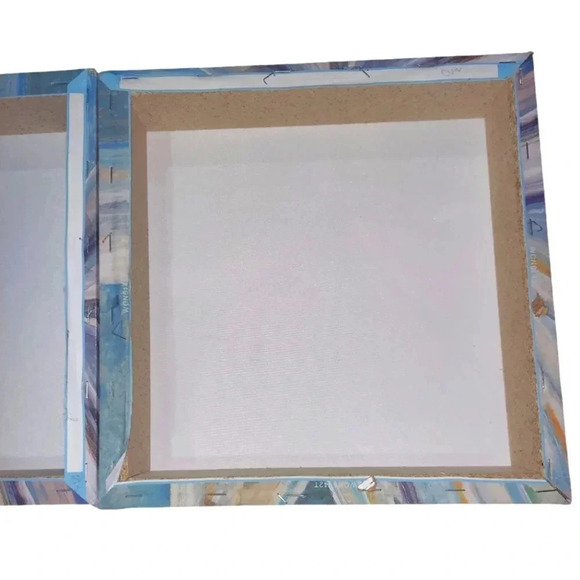 Set of 2 Canvas Mounted Floral Prints - Picture 2 of 2